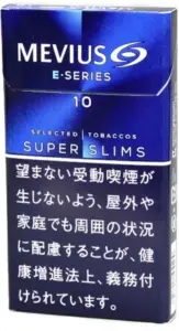 柔和七星/梅比乌斯/MEVIUS E系列 10mg 长支 硬盒