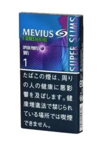 柔和七星/梅比乌斯/MEVIUS E系列 薄荷 紫色爆珠 1mg 长支 细支