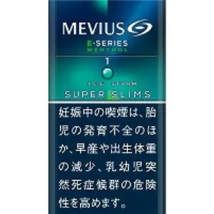 柔和七星/梅比乌斯/MEVIUS E系列 薄荷 冰风暴 1mg 长支 细支