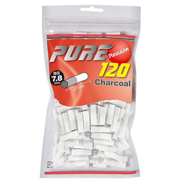PURE 8mm*27mm木炭120【C116】