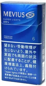 柔和七星/梅比乌斯/MEVIUS 超淡 6mg 长支 硬盒