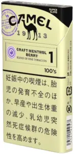 骆驼/Camel Craft 薄荷 莓果爆珠 1mg 长支 细支