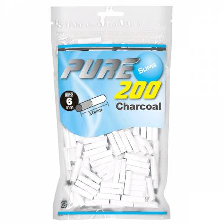 PURE 6*25mm木炭200【C119】