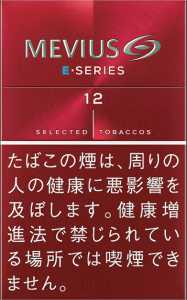 柔和七星/梅比乌斯/MEVIUS E系列 12mg 红 硬盒