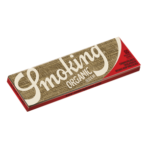 smoking有机纸超薄无漂白ORGANIC(70mm×37mm）/スモーキング　オーガニックヘンプ・シングル