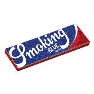 smoking超薄环保慢燃纸Blue(70mm×37mm）/スモーキング　ブルー・シングル(ツリーフリー)