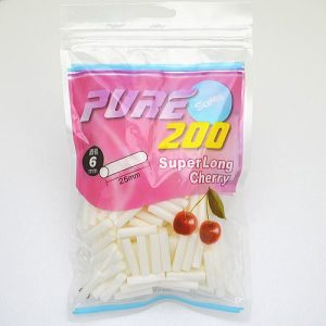 PURE滤嘴细支樱桃味6mm*25mm/ピュア・スリム・スーパーロング【チェリー】フィルター
